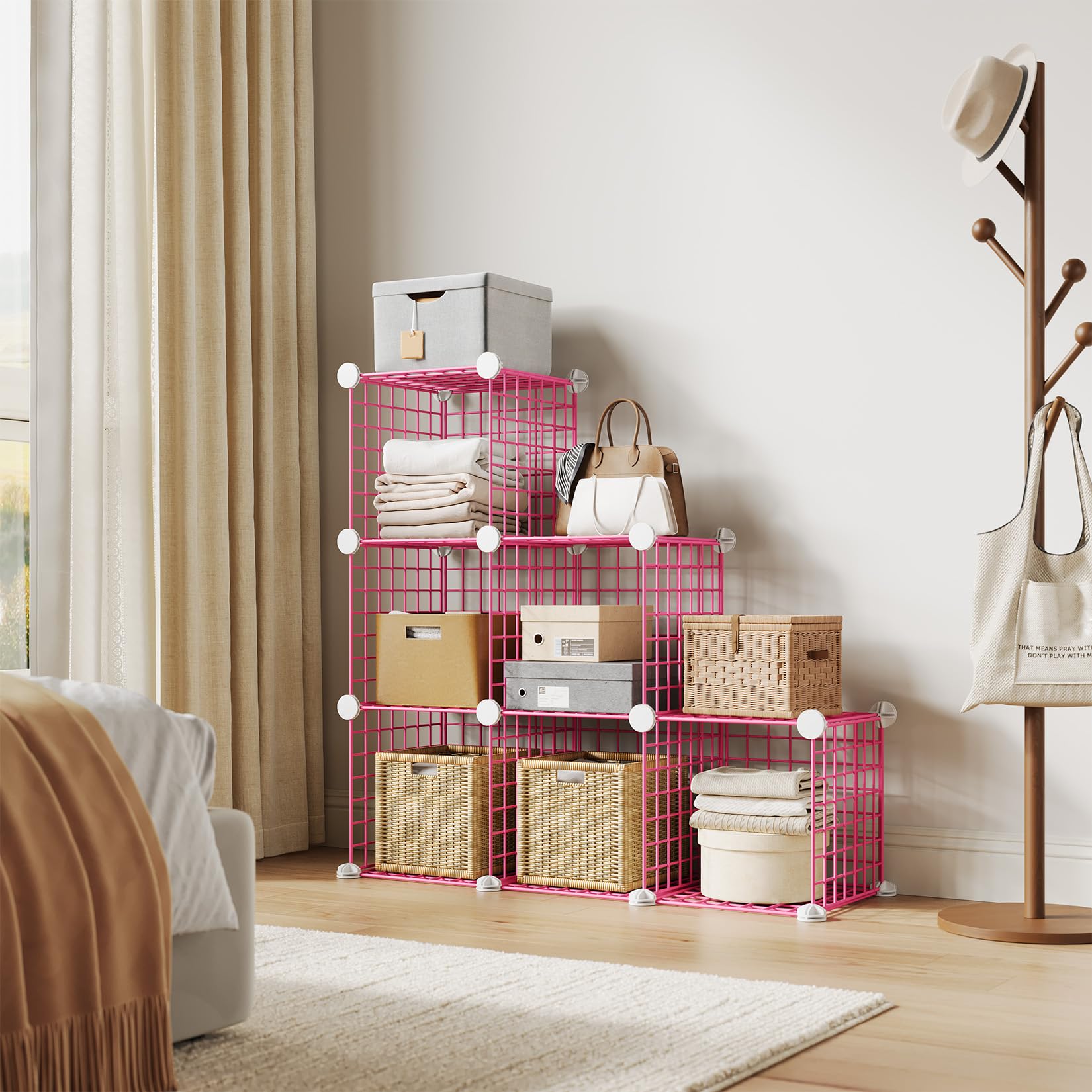 Organizador modular rosa Garvee