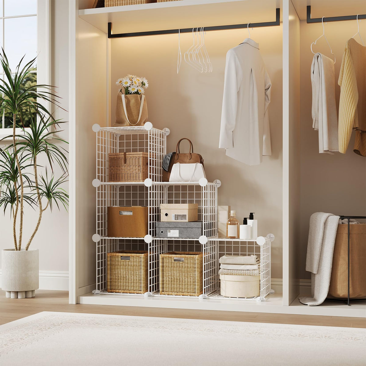 Organizador modular blanco Garvee